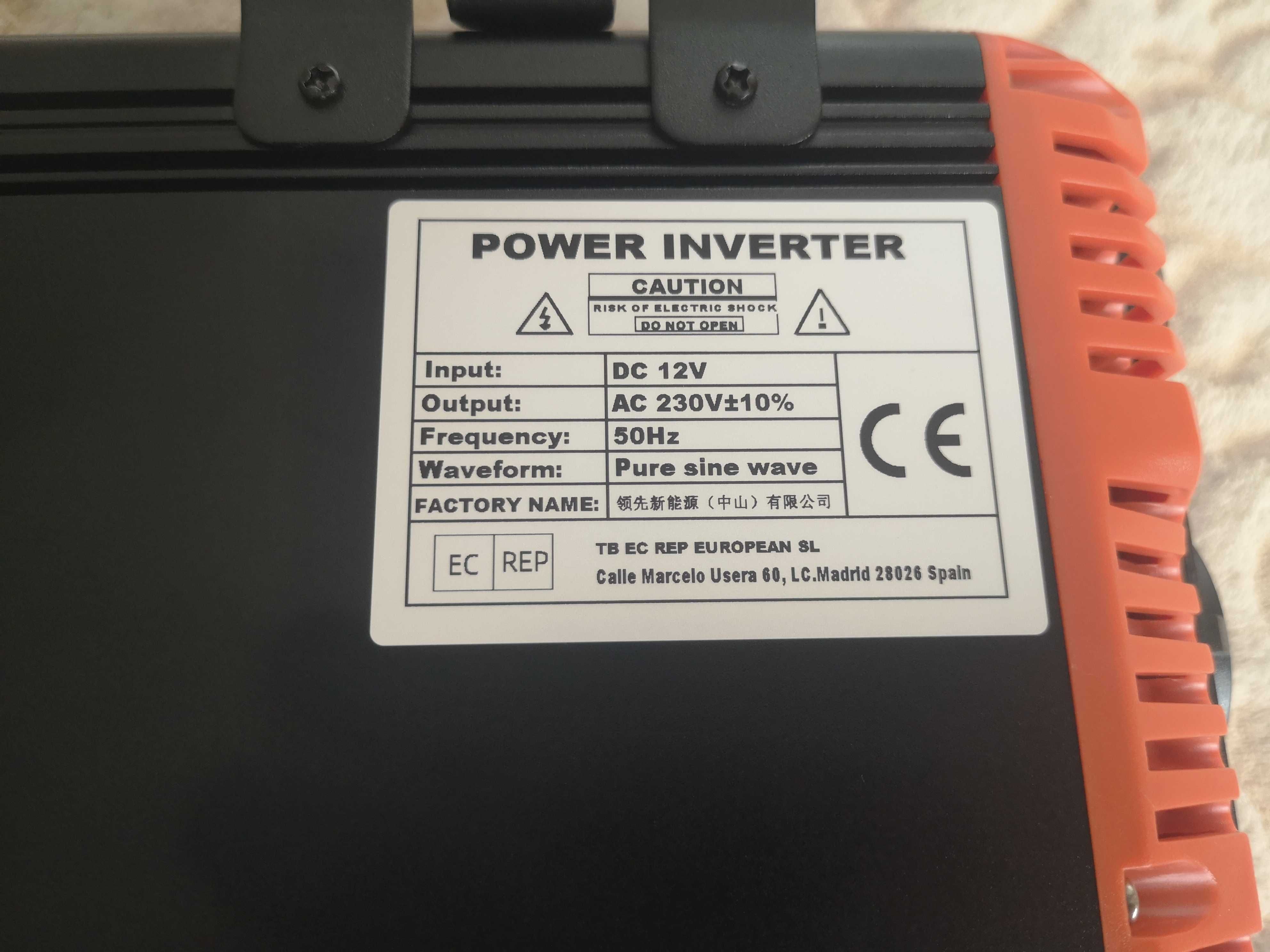 Інвертор FCHAO 2500W чистий синус, 12 вольт