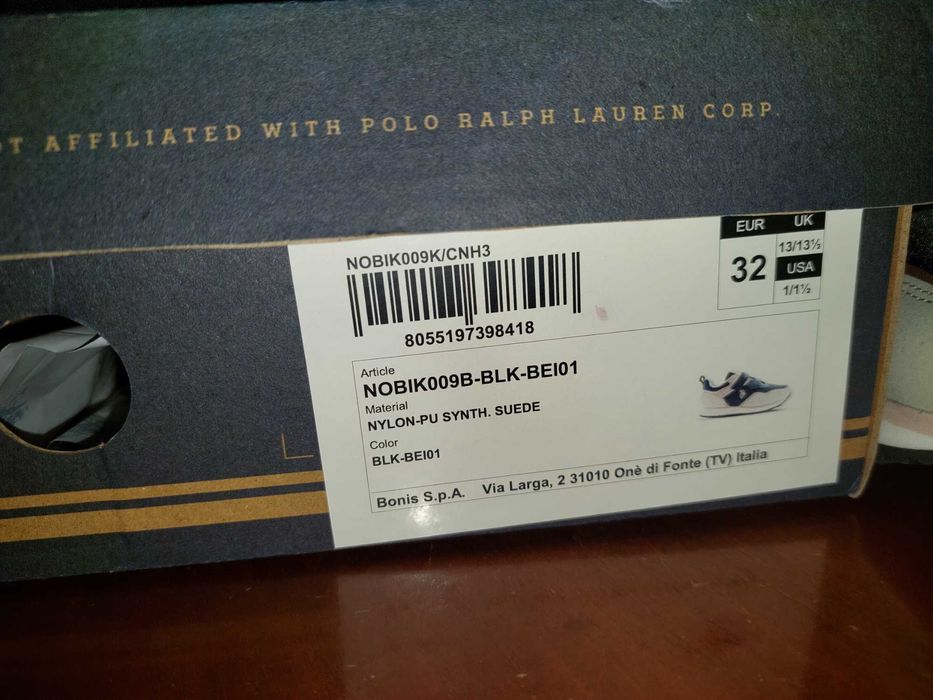 Sapatilha Polo Ralph Lauren (Novas)