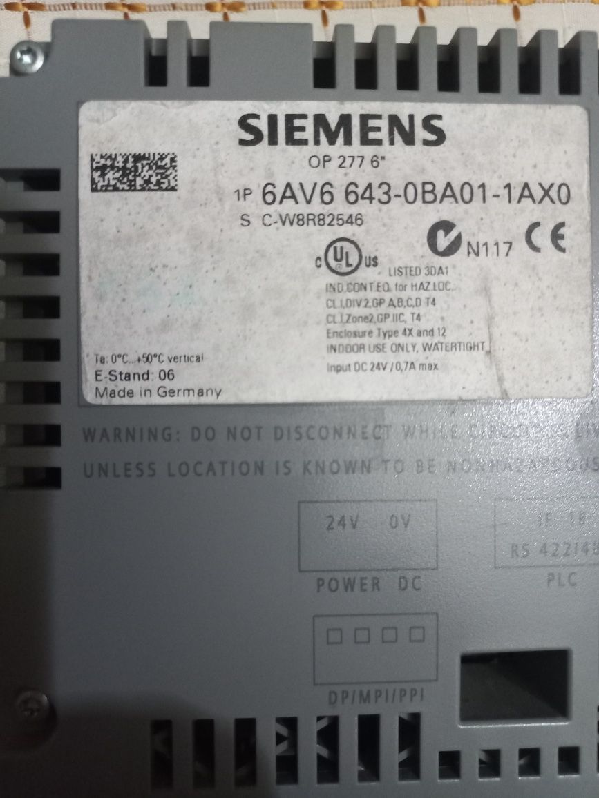 Siemens OP277-6 cali key
