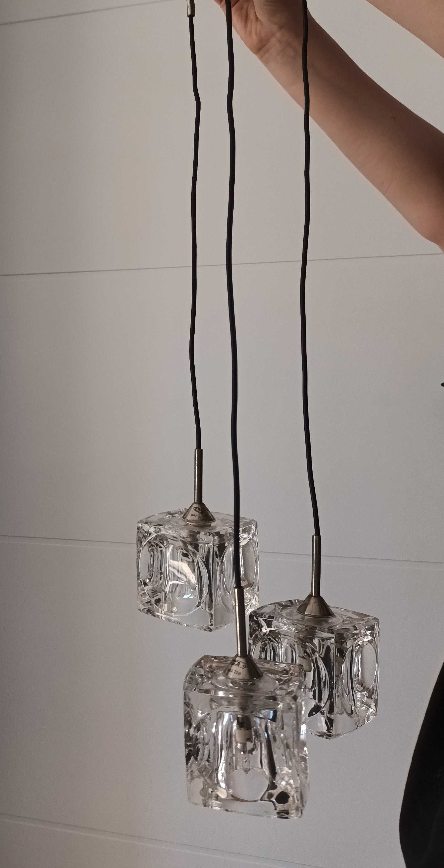 Lampa wiszaca Ice cube 3 światła