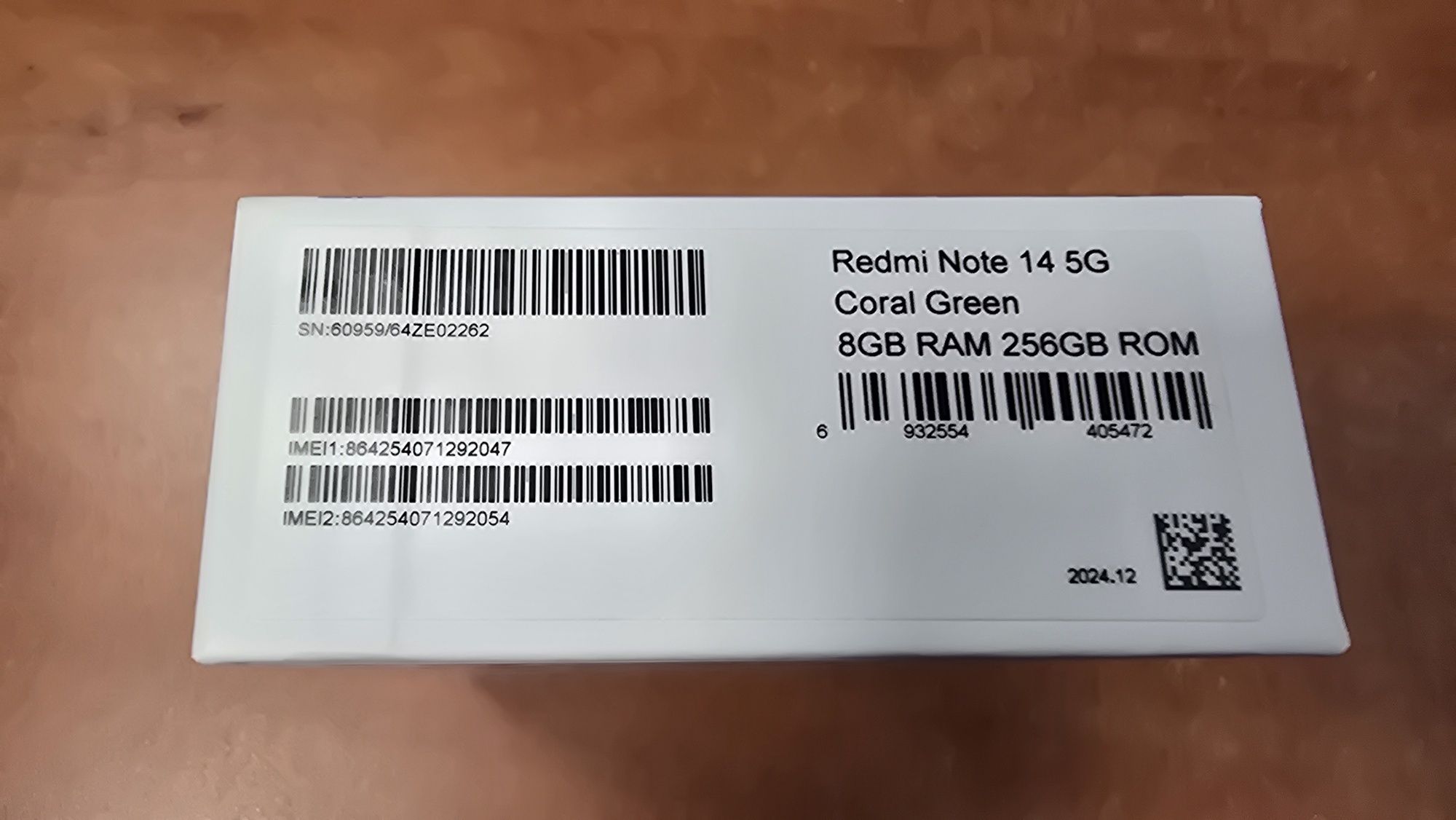 NOWY Xiaomi Redmi Note 14 5G Dual Sim 256GB/8GB RAM zielony, gwarancja