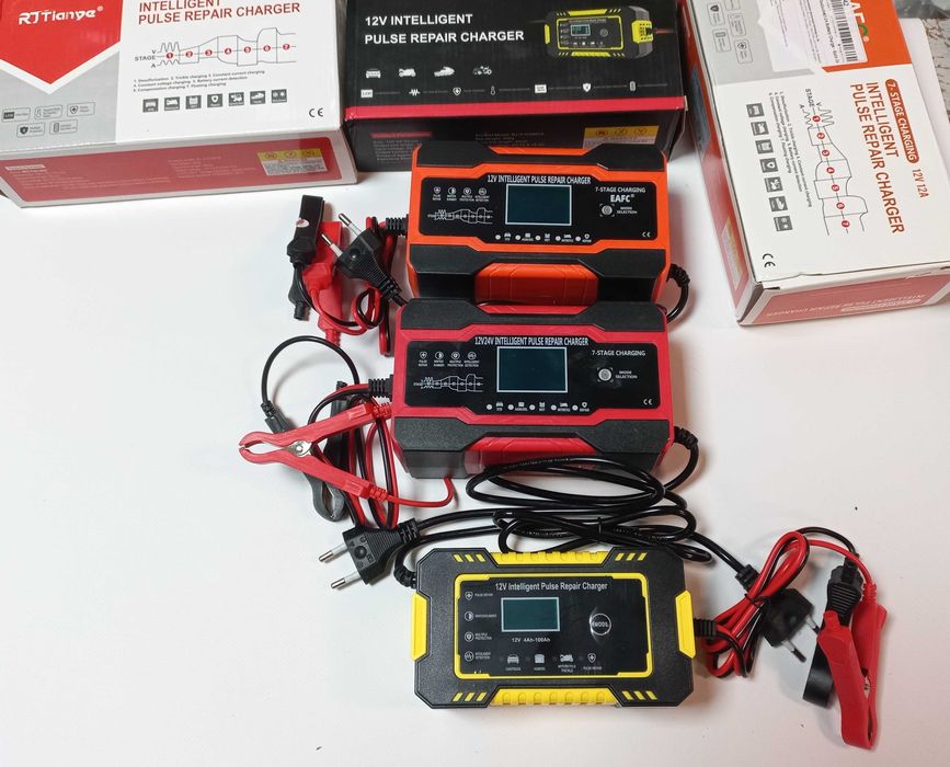 Зарядний пристрій для автомобільного акумулятора 12 V 6 А 12А