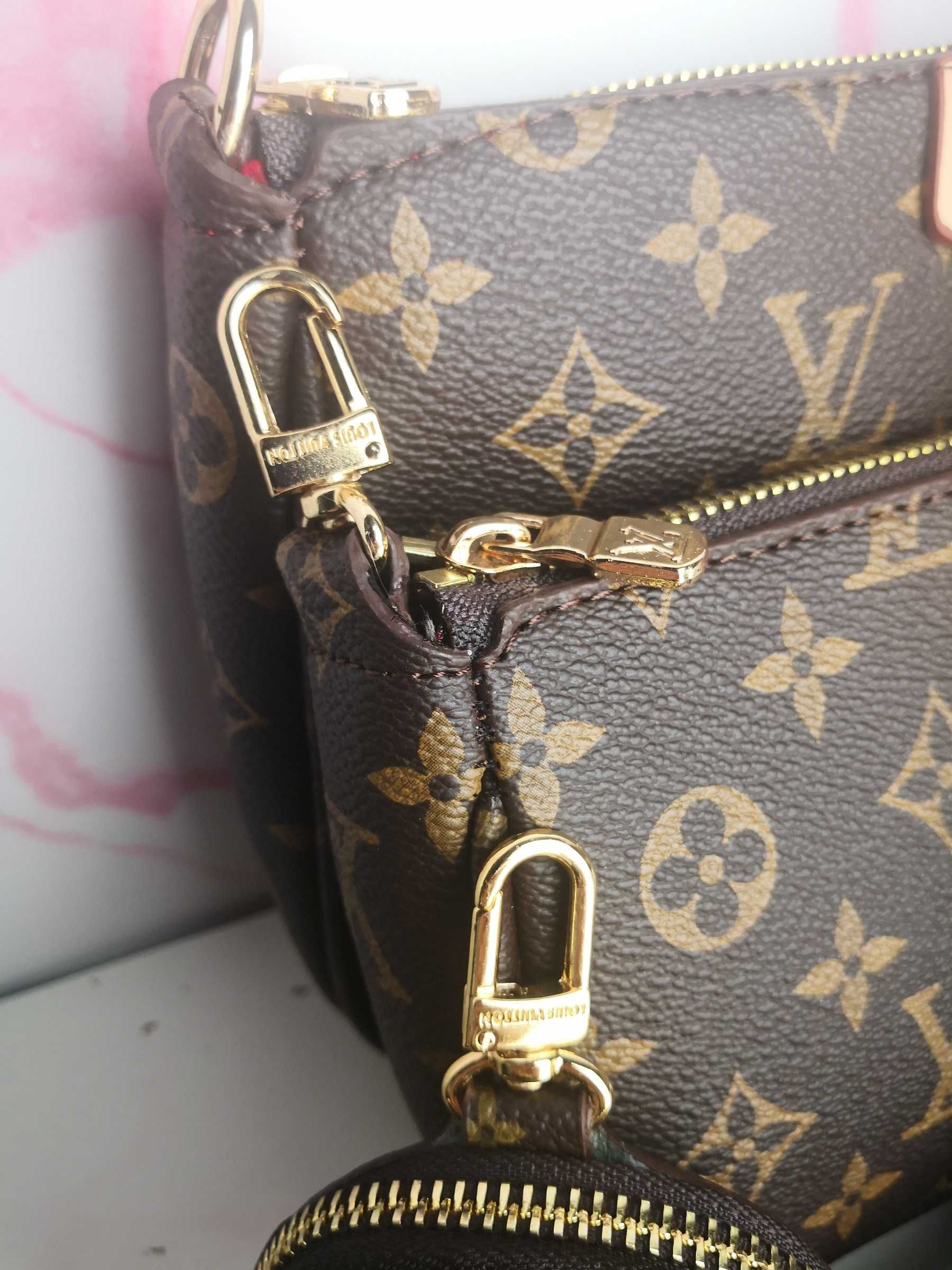 Torebka LV Louis Vuitton 3w1 monogram brazowa Premium