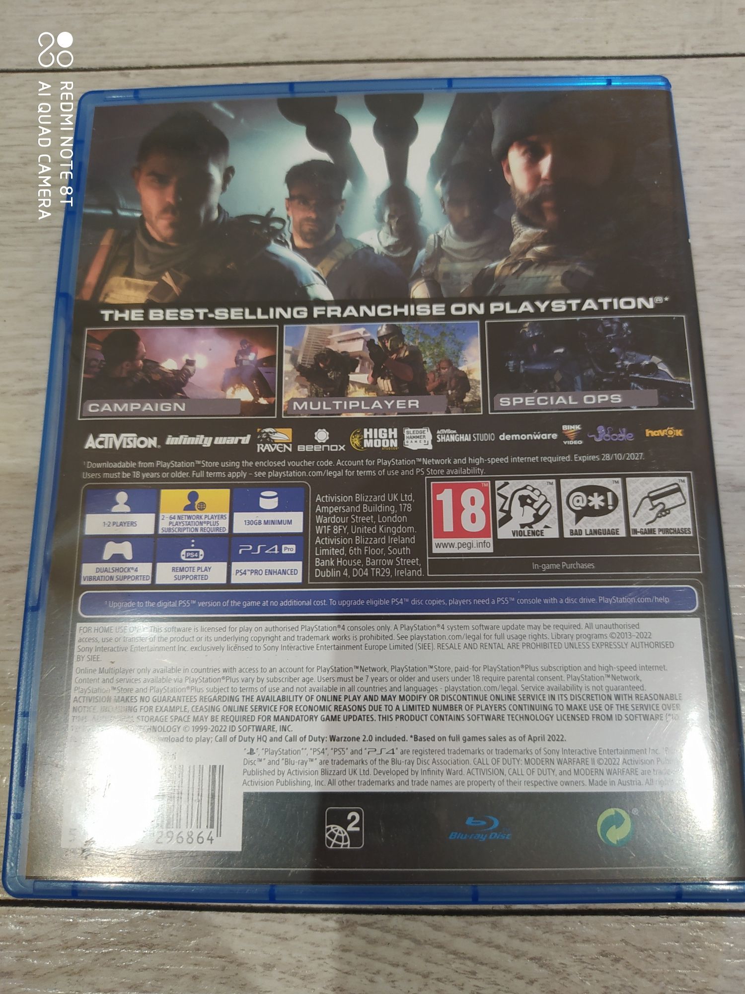 Call of Duty MW2 II PS4
