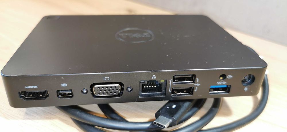 Stacja Dell WD15 UDB-C+zasilacz 130W Kompatybilna z Lenovo/HP #004