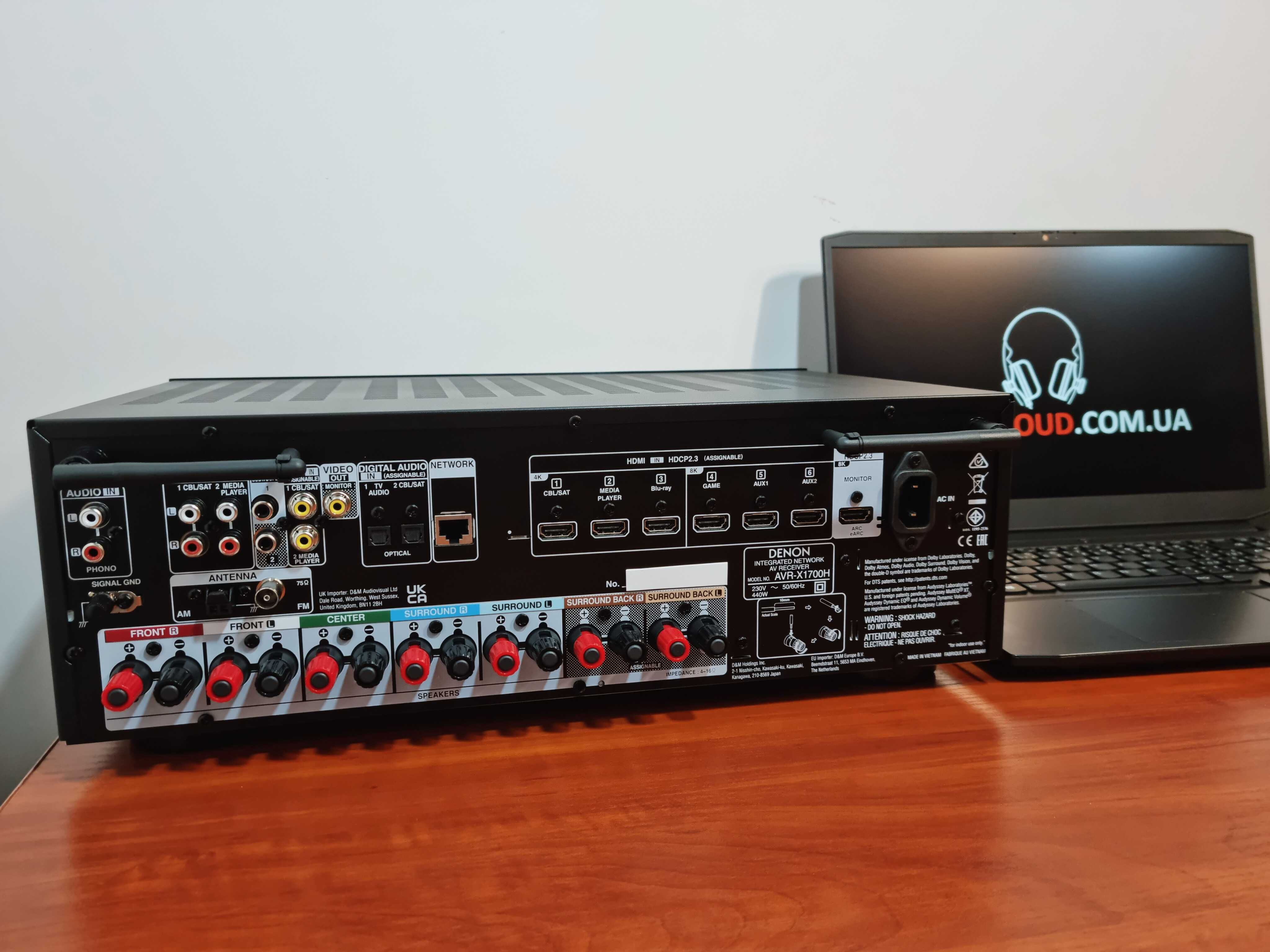 Новий ресивер Denon AVR-X1800H