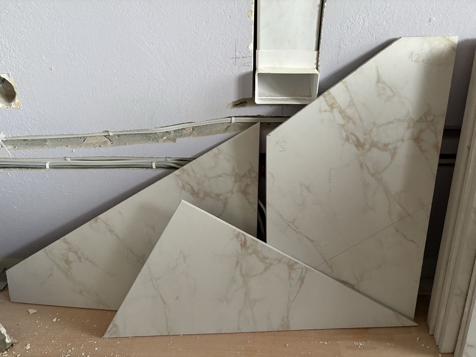 Plytki ścienne biale marmur 4 m 2