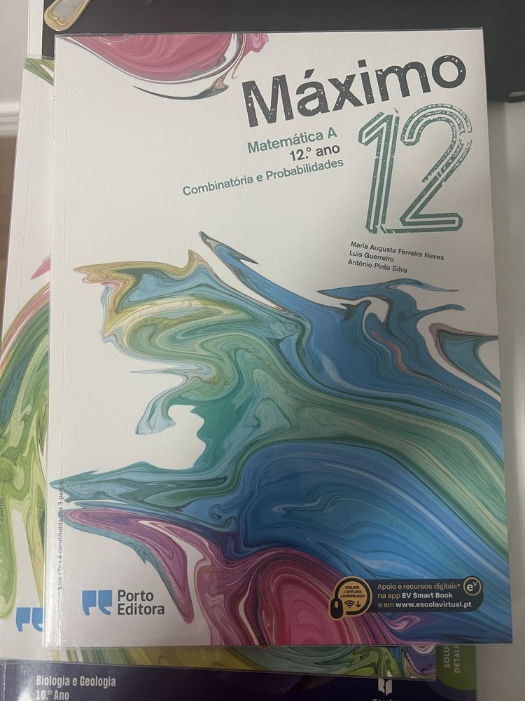 Cadernos de aividades 12 ano