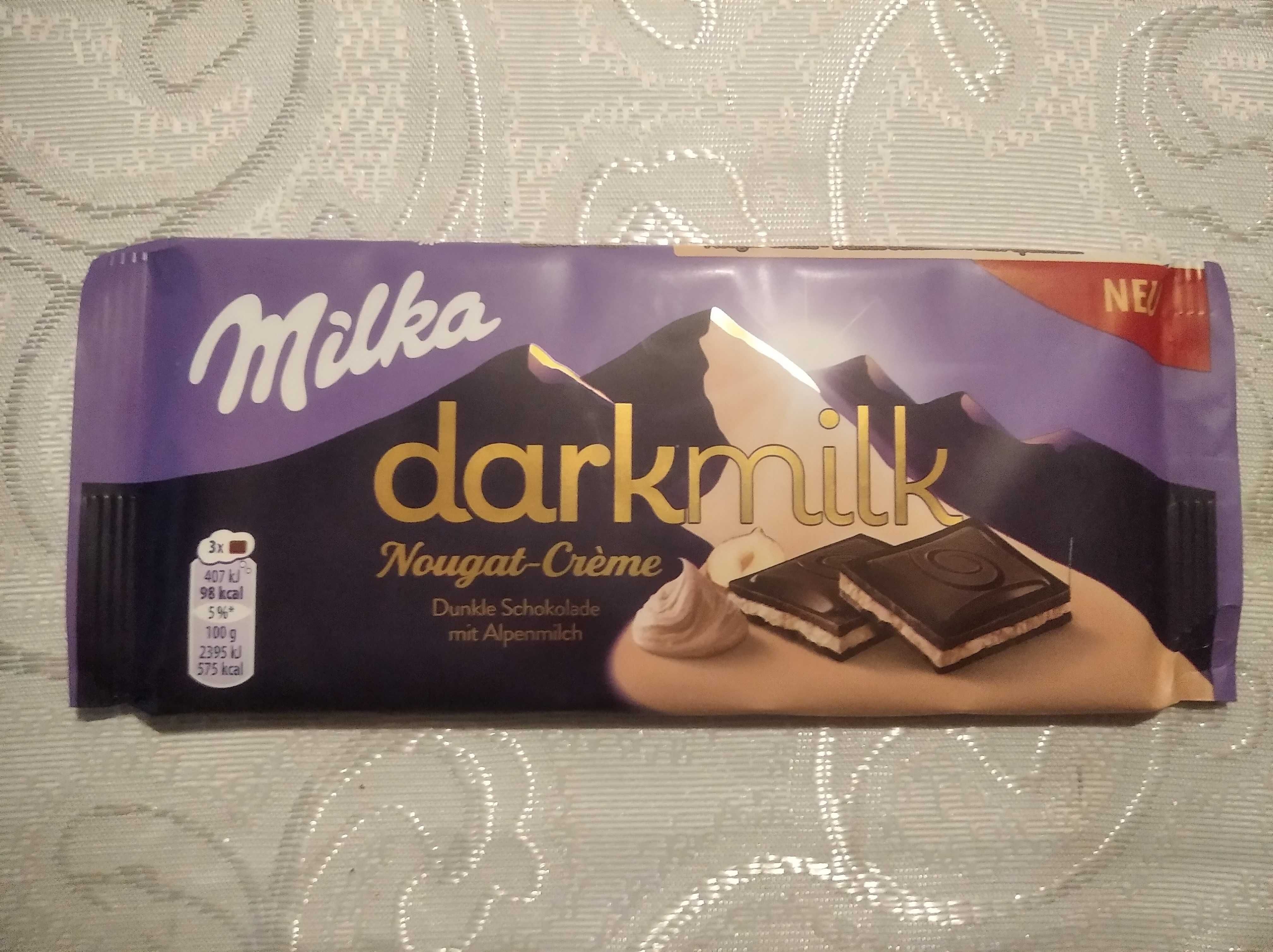 Milka czekolada gorzka Nougat - Słodycze z Niemiec