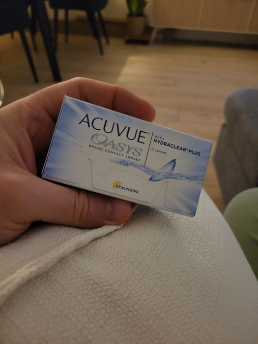 Soczewki kontaktowe dwutygodniowe ACUVUE Oasis -1.25