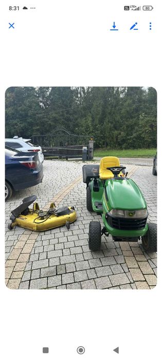 Traktorek kosiarka John Deere