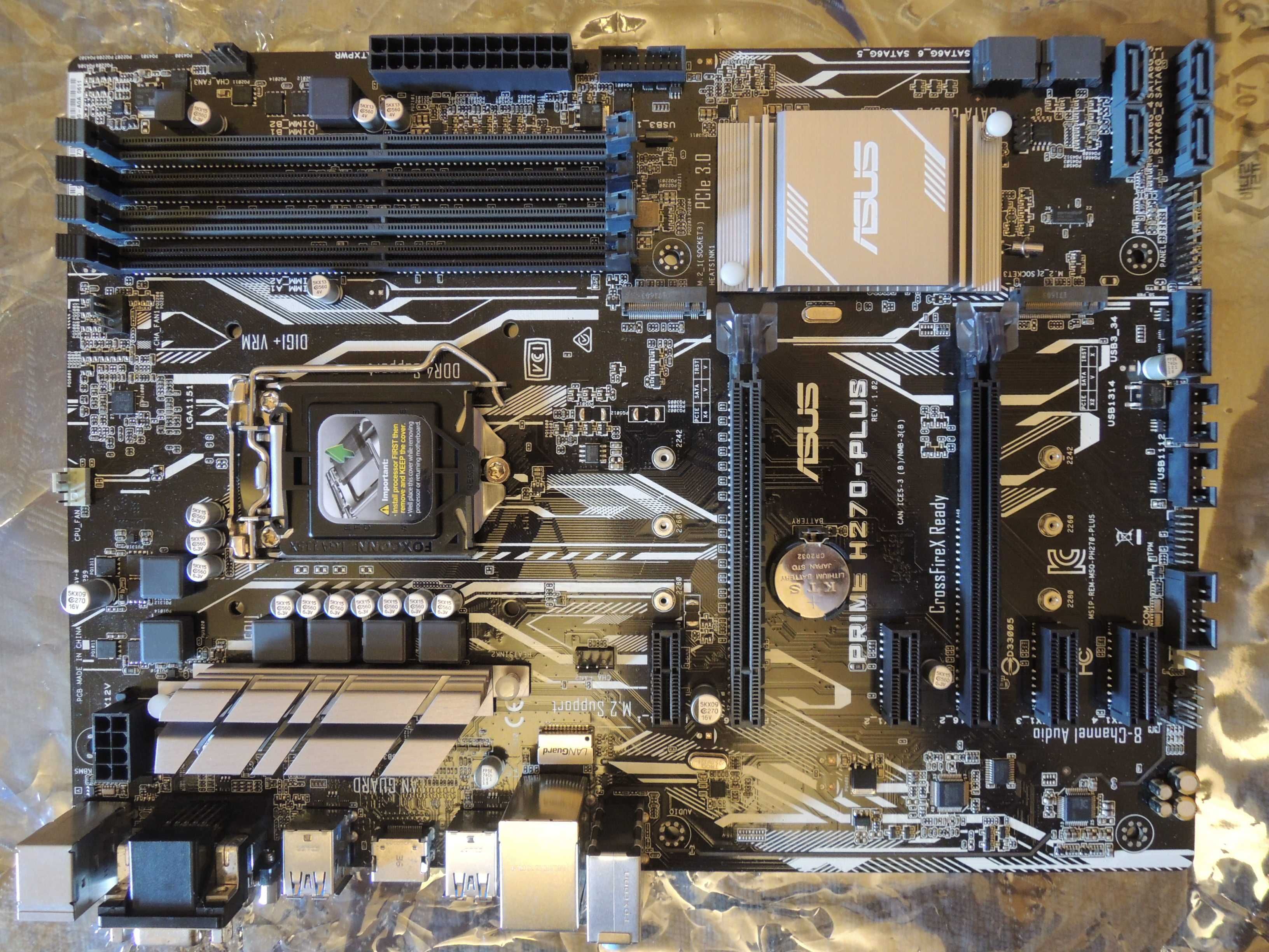 Материнская плата Asus Prime H270-plus, 1151 сокет