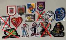 Patches / Emblemas Universitários (preço unitário)