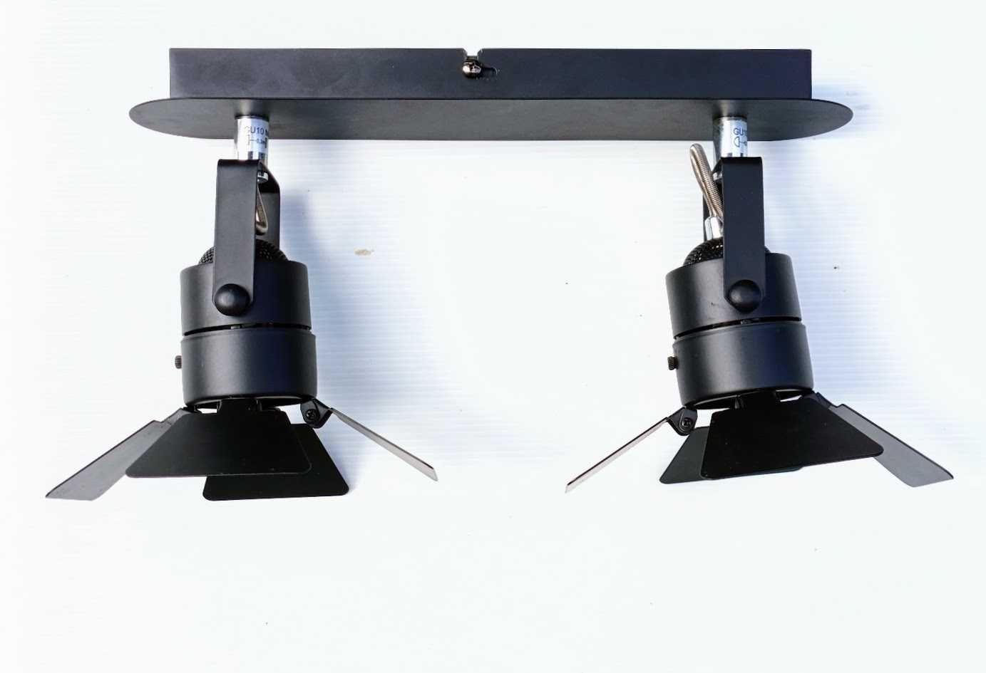 Candeeiro de teto formato projetor duplo de leds