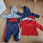 Zestaw bluzka koszulka Tommy Hilfiger 56 bluza spodnie legginsy dresy