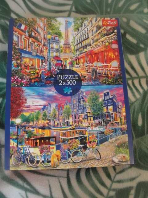 Puzzle "Europejskie stolice" 2x500 elementów Trefl