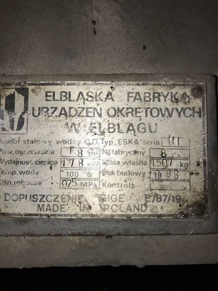 sprzedam przemysłowe piece CO