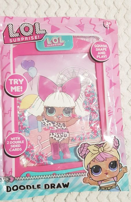 Sensoryczna tabliczka Kreuj i baw się Lalka Lol Surprise