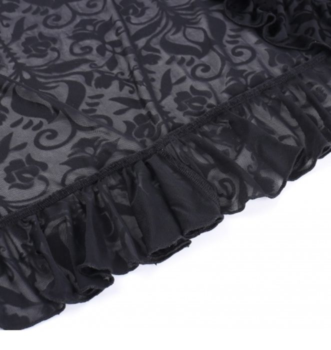 Спідниця mulllet skirt goth гранж dark academia