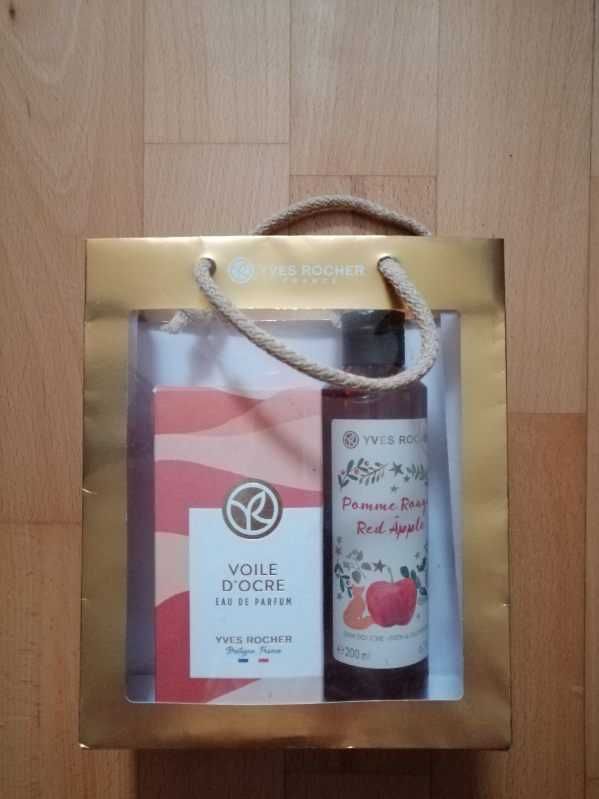 Zestaw Yves Rocher Voile D'ocre woda perfumowana 100ml.+żel 200ml.