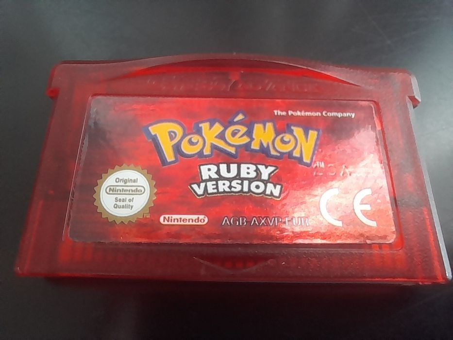 Pokémon Ruby original a funcionar (versão europeia) GBA