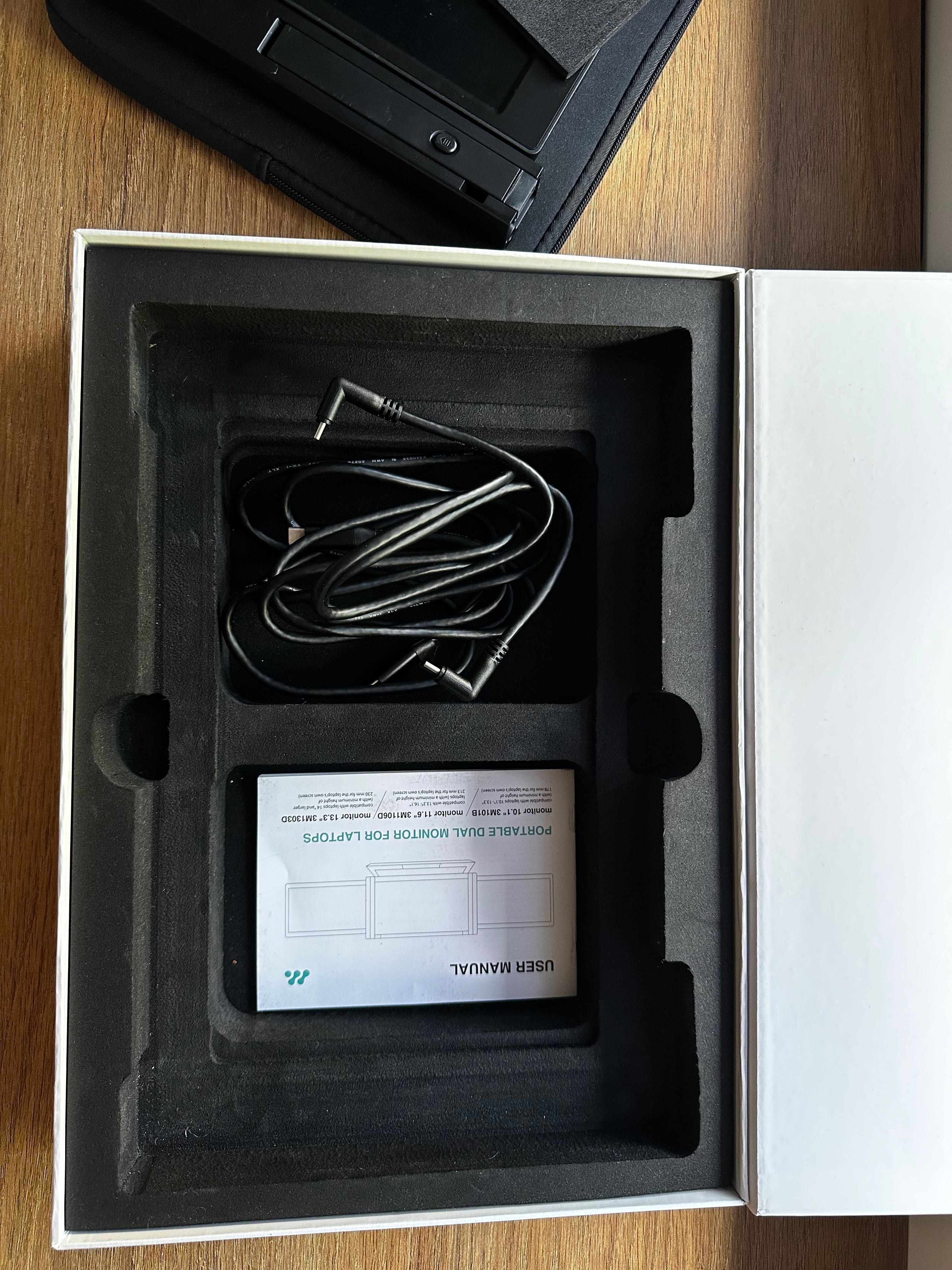 Portable Tri-Screen for Laptop Model: 3M1106D