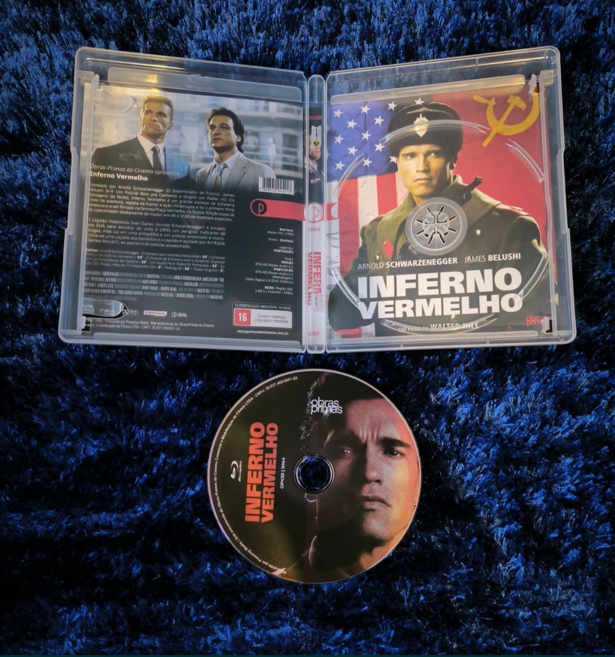 Inferno Vermelho , edição em blu-ray com legendas pt-br