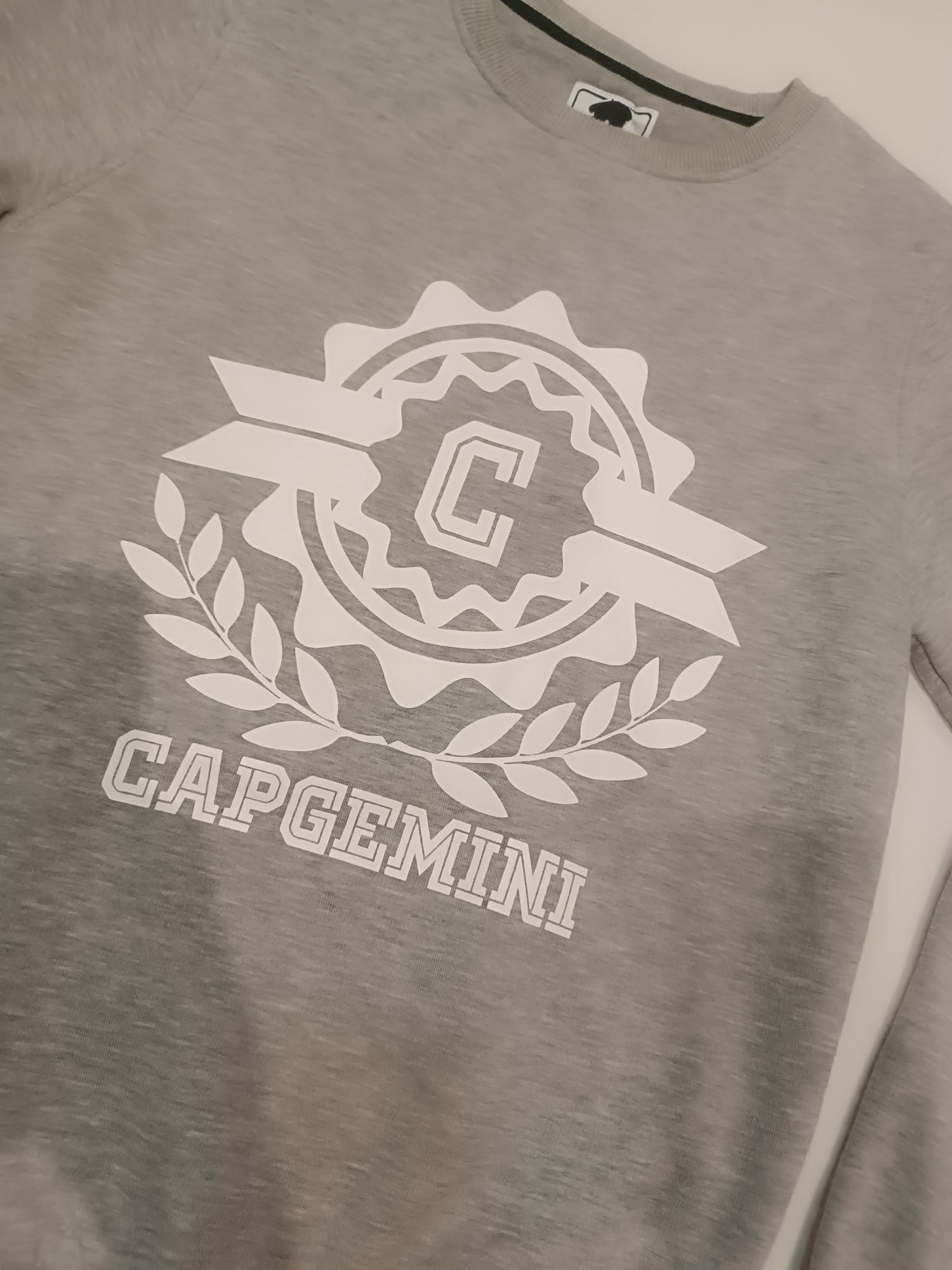 Capgemini bluza roz,46/S bawełna okrągły dekolt