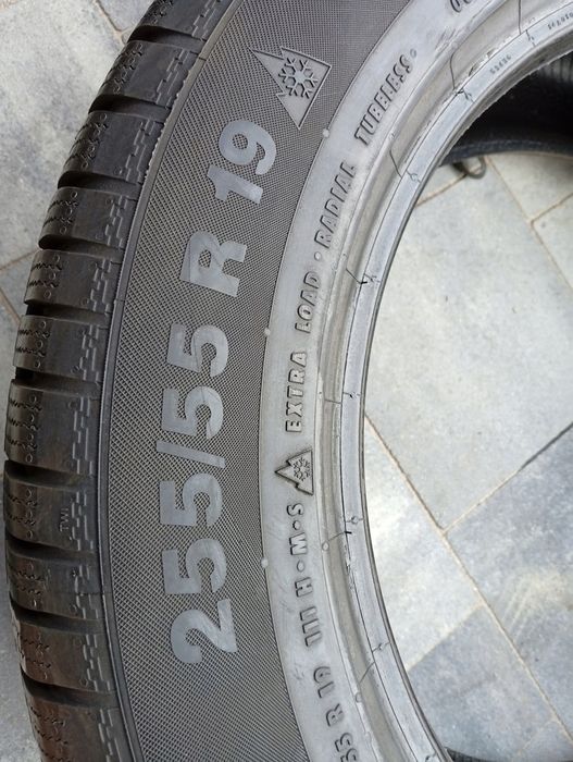 Jak nowe opony zimowe 255/55R19 CONTINENTAL 4x8,3-8,5mm 2017r (A13)