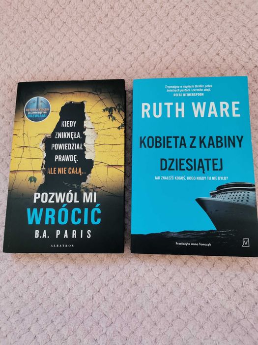 Książka kryminał 2 sztuki okazja