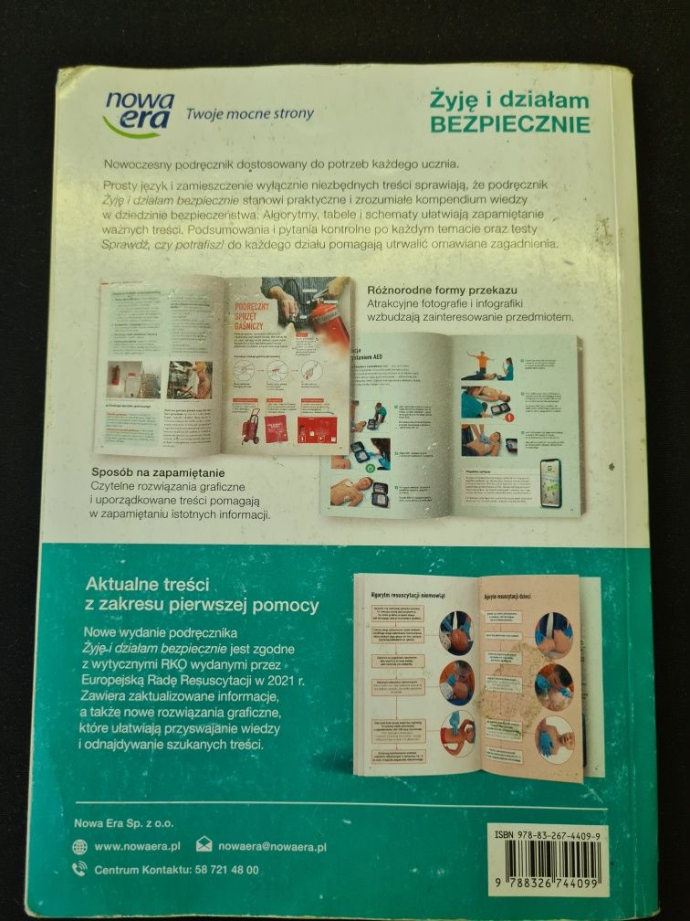 Podręcznik Do EDB "Żyje i działam BEZPIECZNIE" KL1 Liceum/Technikum