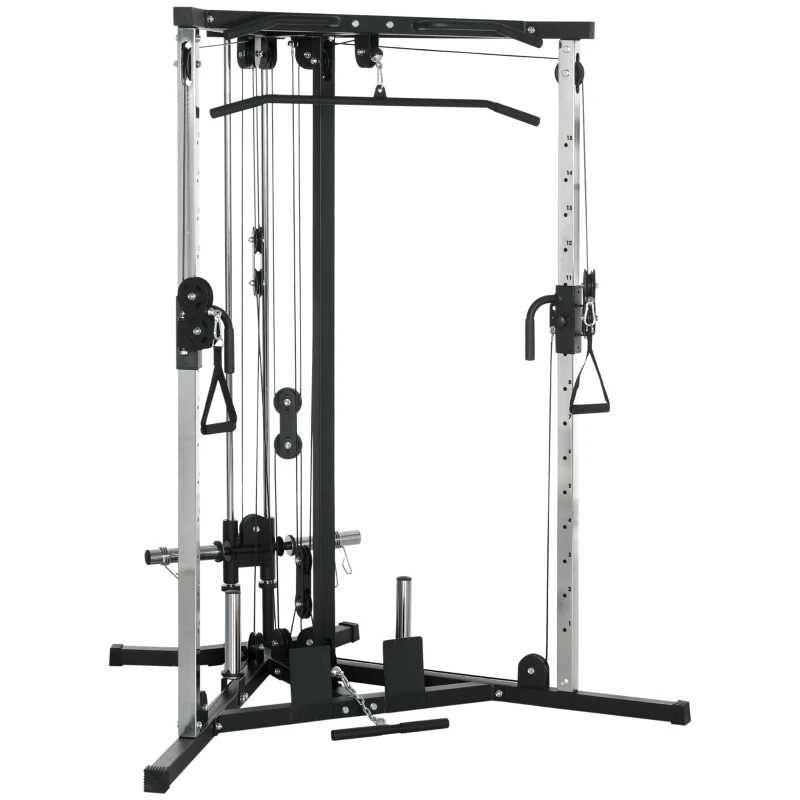 Máquina Multi Estação - Carga 120 kg - 170x139x200 cm - Preto