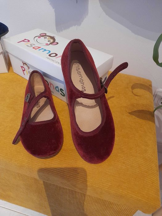 Sapatos sandalias Pisamonas Veludo Criança