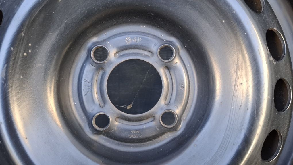 2x Koła zimowe 185/65 R15 Renault 4x100 Nissan Dacia