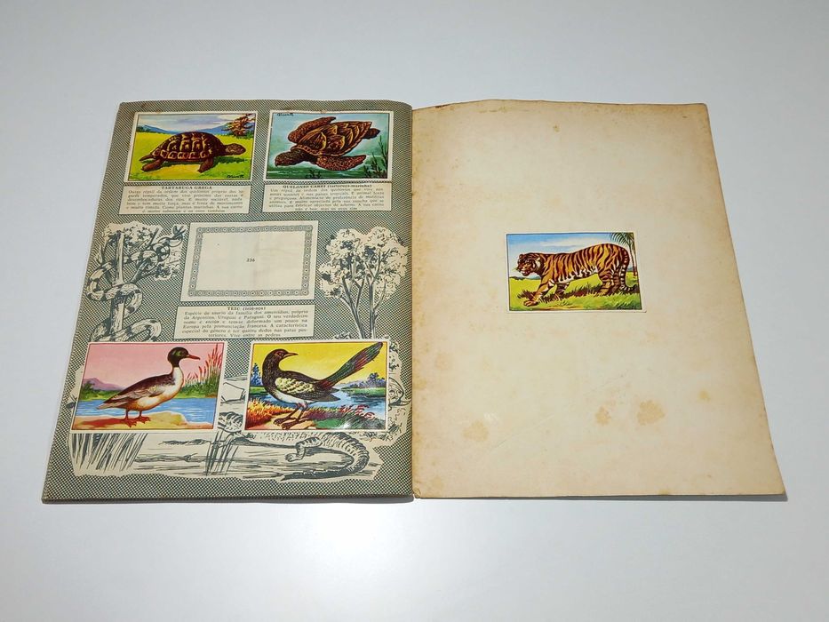 Caderneta «História Natural» / Colecção «Cultura» - Série 4 / Álbum 1