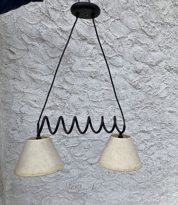 Candeeiro com duas luzes