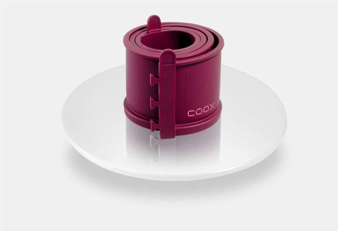 Coox Forma de Silicone, Springform 26cm, com prato porcelana *NOVO*