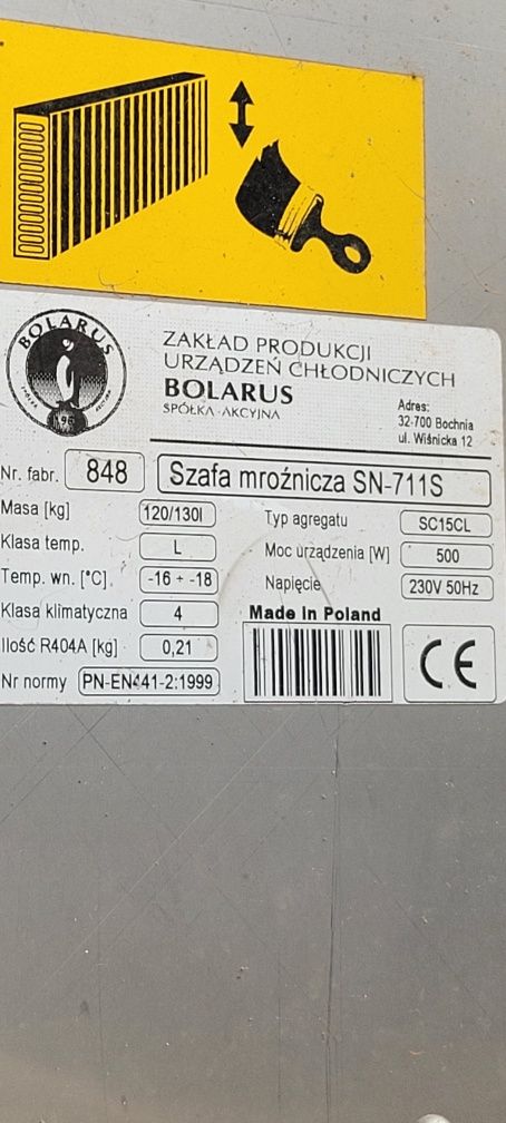 Szafa mroznicza SN-711S