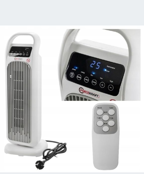 Termowentylator ceramiczny kolumnowy 2000W PREMIUM farelka termostat p