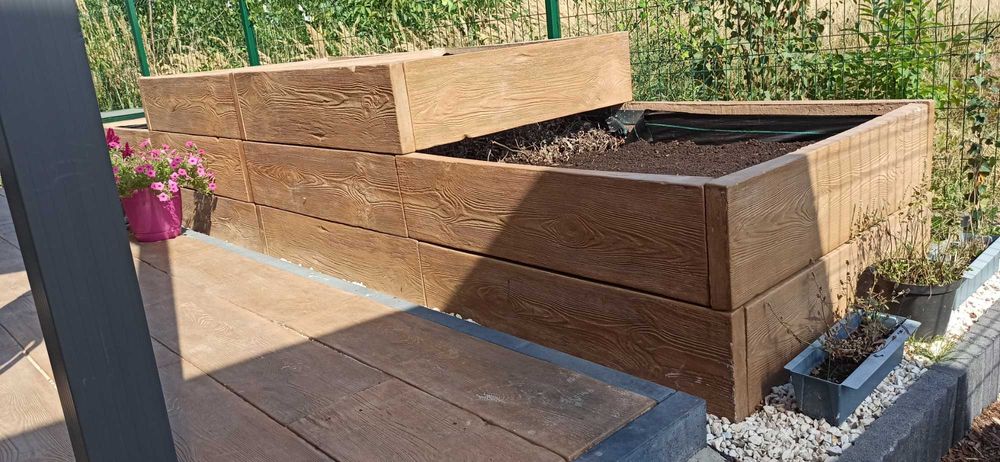 Warzywnik Betonowy, Grządki betonowe 405 x 105 x 50/75