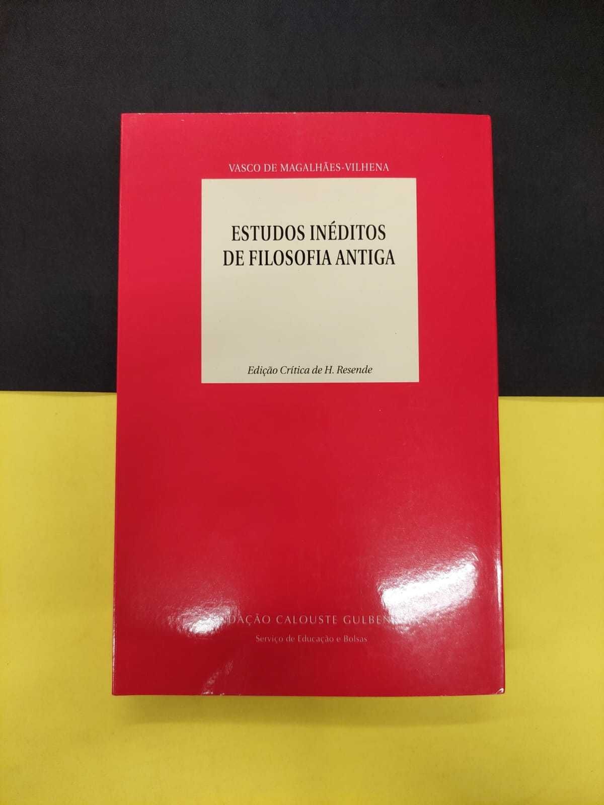 Vasco de Magalhães-Vilhena - Estudos inéditos de Filosofia Antiga