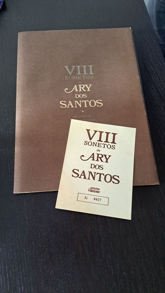 Livro: VIII Sonetos de Ary dos Santos