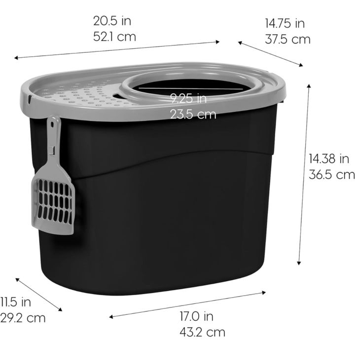 Nowa • Kuweta IRIS z górnym wejściem ‼️Powloka odchody nie przywierają