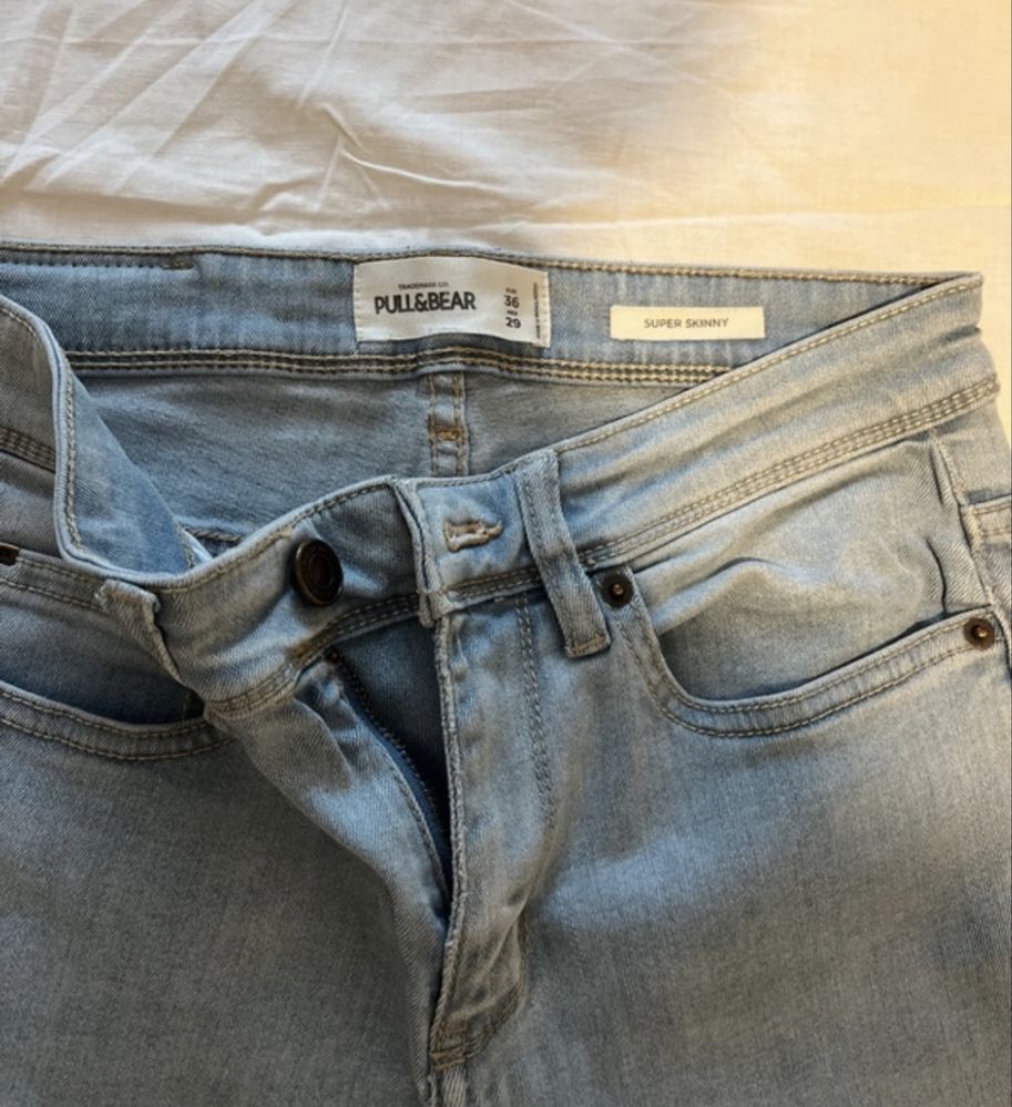 Calças de Ganga Skinny Pull & Bear