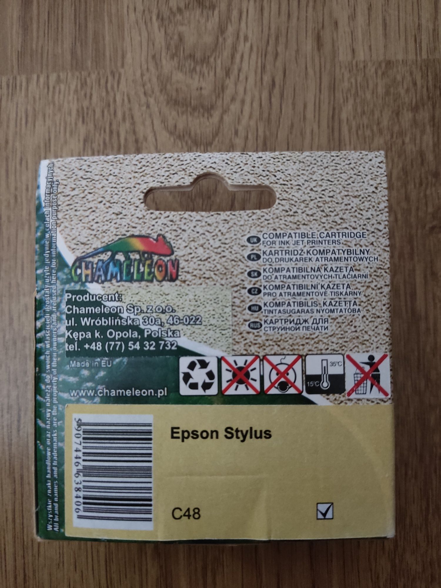 Tusz Chameleon EC066B Black - Nowy, Oryginalny