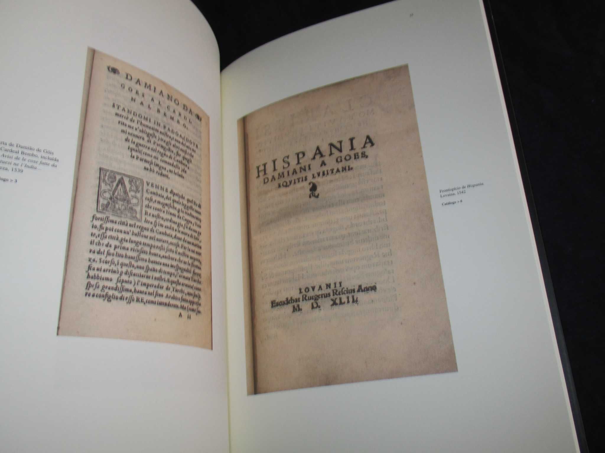 Livro Damião de Góis e o Humanismo Europeu Exposição Bibliográfica