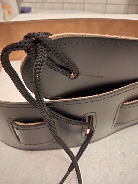 Pasek solidny Pas do gitary Prawdziwa skóra