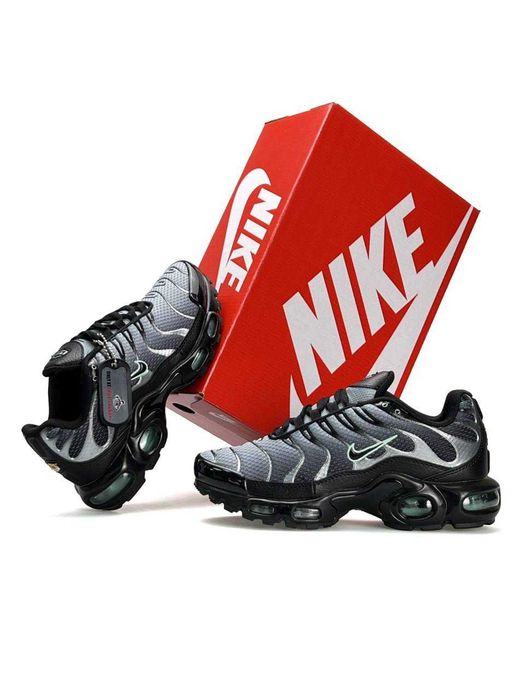 !АКЦІЯ! Nike Air Max Plus Grey Black Silver 37 28 39 40 41 42 43 44 45