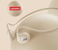 Lenovo XT95II - słuchawki bezprzewodowe do biegania / beżowe / białe