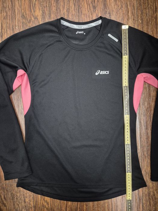 Asics damska czarna bluzka treningowa na długi rękaw rozmiar M